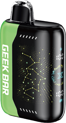 Geek Bar Pulse X disposable vape device with dual mode power and unique 3D LED display.