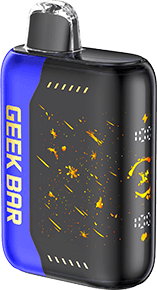 Geek Bar Pulse X vape device featuring a colorful design and 3D LED display for enhanced vaping experience.