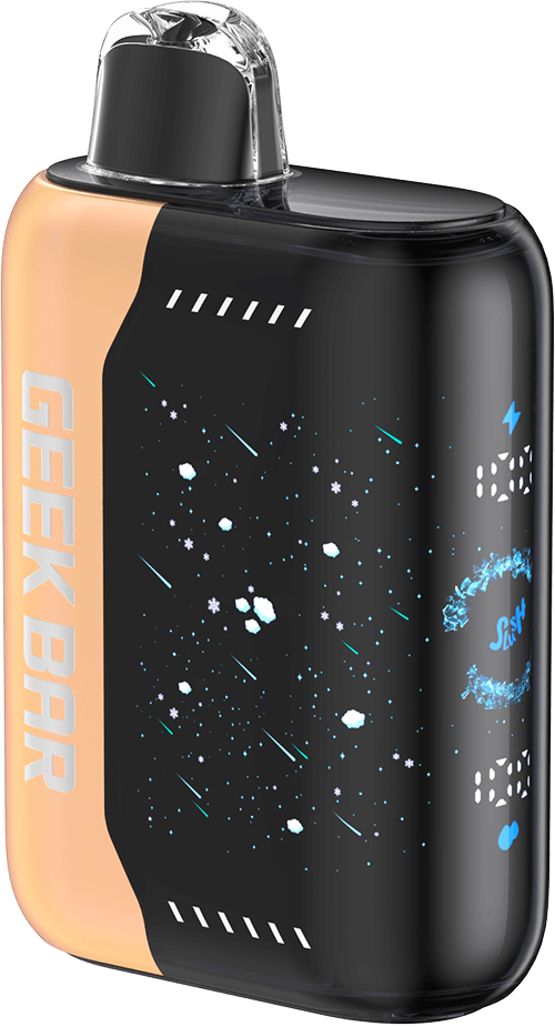 Geek Bar Pulse X disposable vape with dual mode power and 3D LED display, designed for 25,000 puffs.