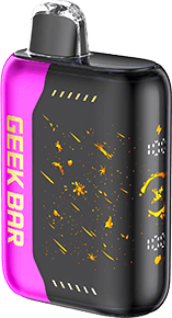 Geek Bar Pulse X vaporizer in vibrant design, featuring dual mode power and innovative LED display.