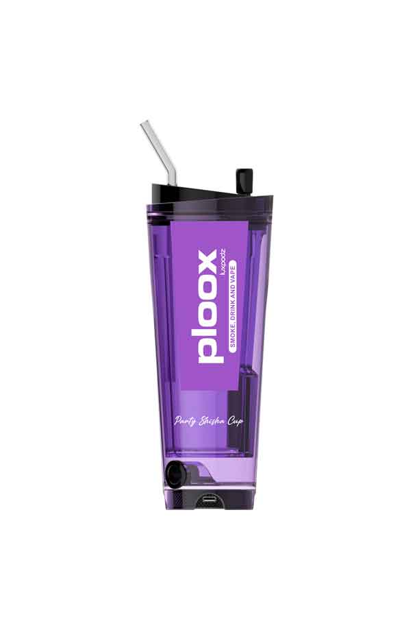 Ploox X Party Shisha Cup in purple, portable and compact design for modern smokers.