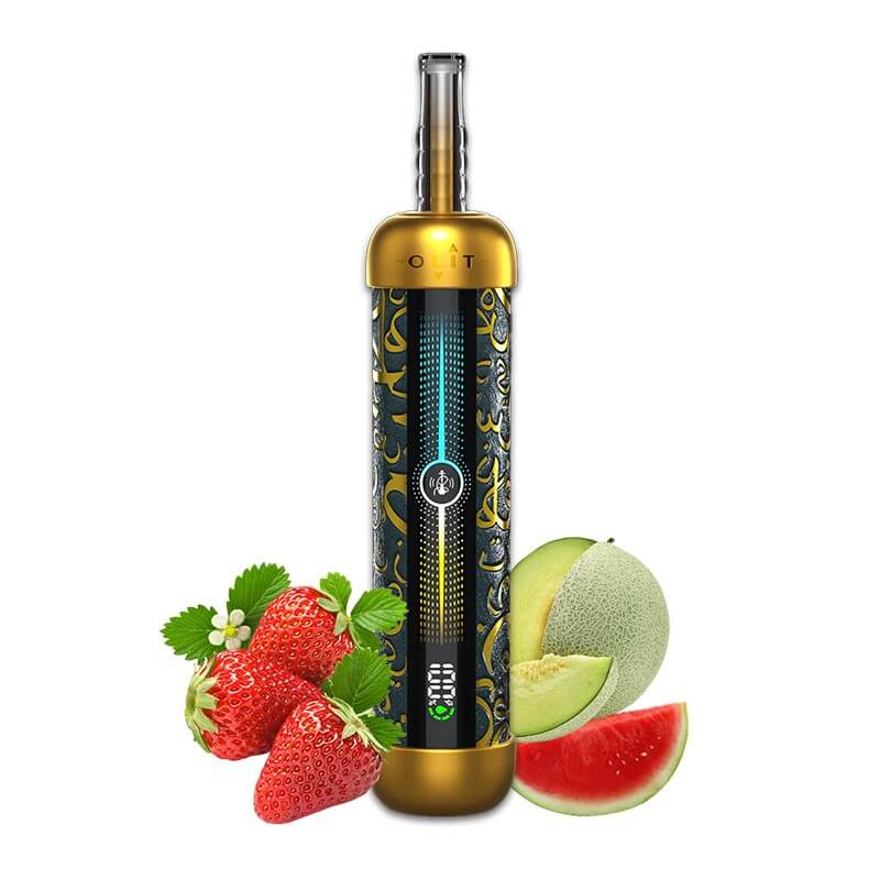 Olit Hookalit Pro Vape with strawberries, watermelon, and cantaloupe flavors for an enhanced vaping experience.