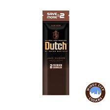 Dutch Natural Leaf Wrap (2 Pack) featuring rich flavors and premium leaf wrappers for a smooth smoke.