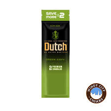 Dutch Natural Leaf Wrap 2 Pack showcasing rich flavor and premium leaf wrappers for a smooth smoking experience.