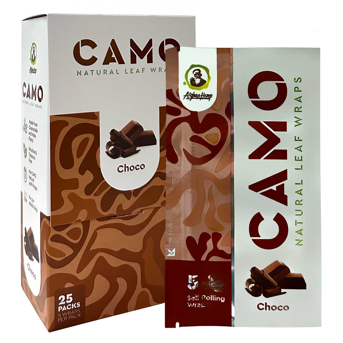 Camo Natural Leaf Wrap (5 Pack)