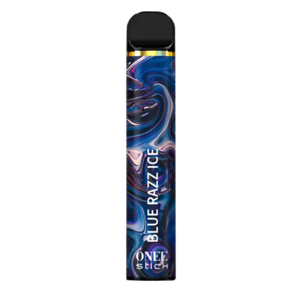 KangVape Onee Stick Blue Razz Ice disposable vape, 2000 puffs, 7.5mL e-juice, 5% nicotine.