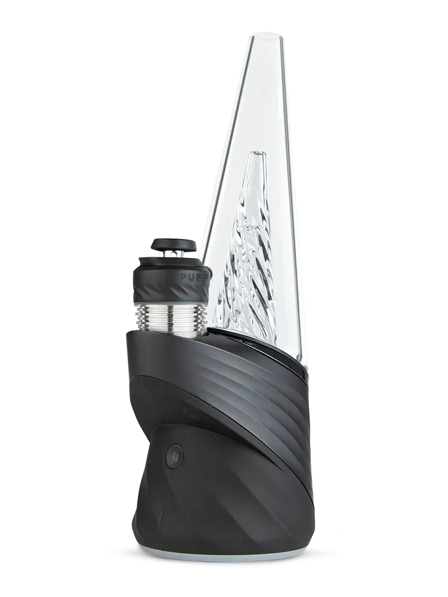Puffco Peak Pro 3DXL smart rig with sleek design and glass chamber for optimal concentrate consumption.