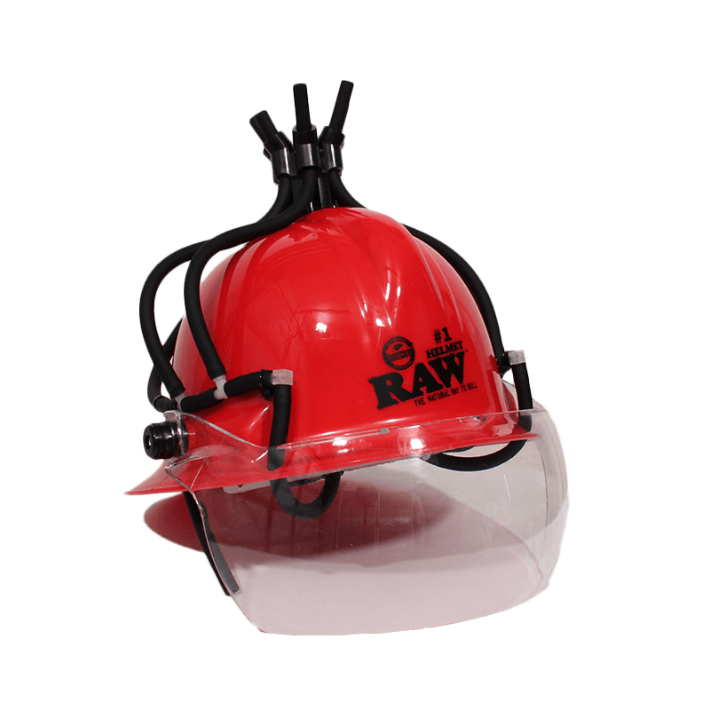 RAW Fireblazer helmet with multi-cone holder for a fun smoke session, designed for parties and laughter.