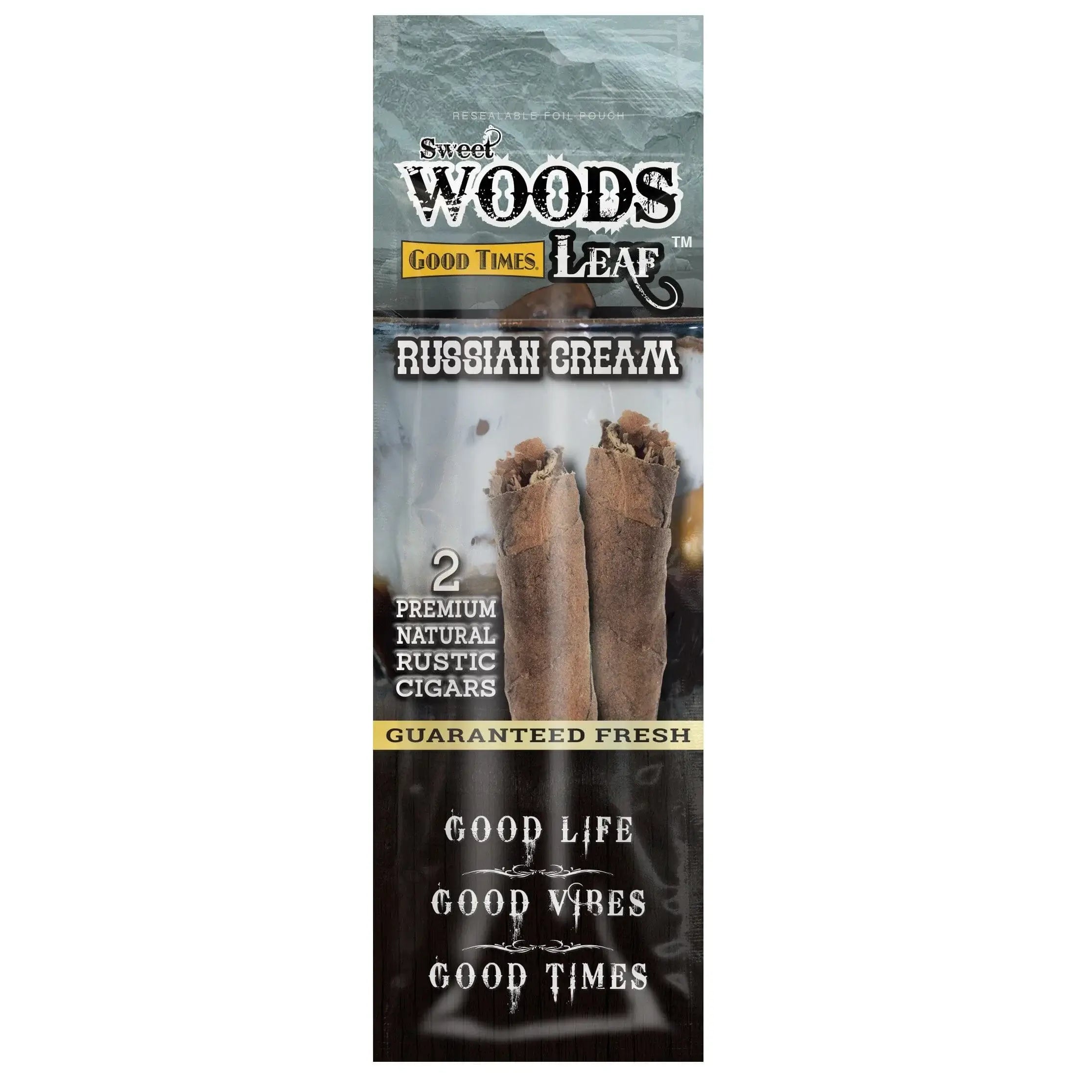 Sweet Woods Good Time Leaf Russian Cream 2 Pack - Premium natural rustic cigars for a bold smoking experience.