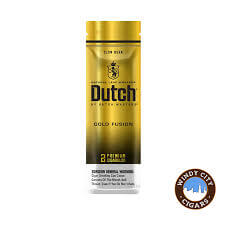 Dutch Natural Leaf Wraps - Gold Fusion 2 Pack for rich flavor and smooth smoke experience