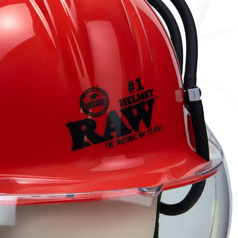 RAW Fireblazer Helmet showcasing #1 Cone Holder for ultimate party fun and enjoyment.